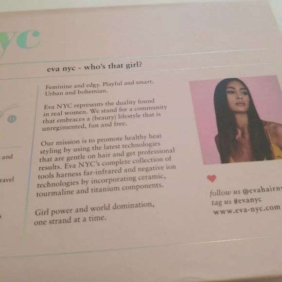 EVA NYC 1.25" Healthy Heat Ceramic Styling Iron - Picture 10 of 12